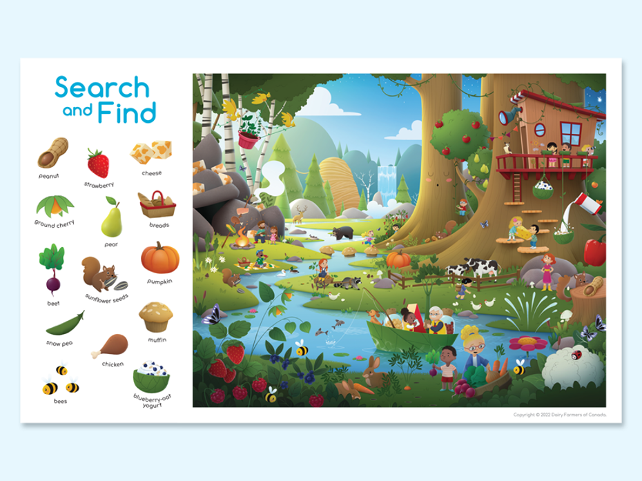 Search and Find Game - Wonder woods